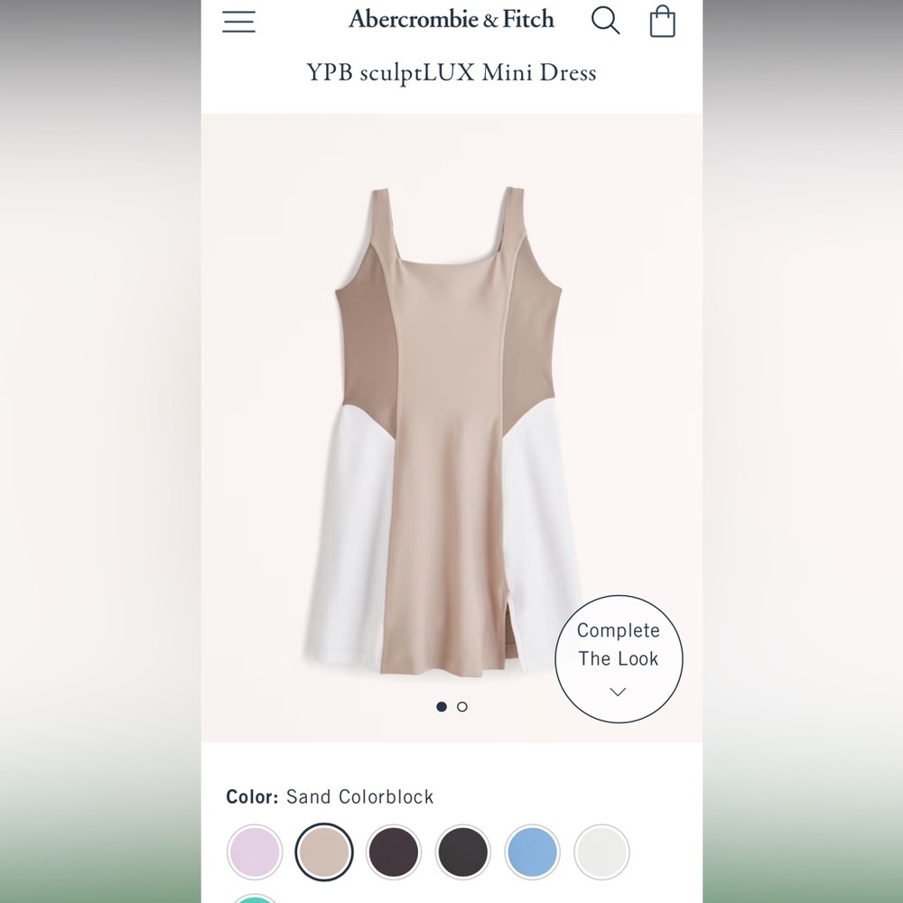 BNWT Limited Edition Colorblock Activewear Dress